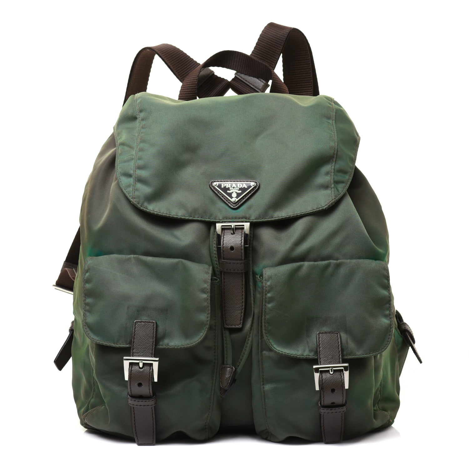 Prada Tessuto Nylon Medium Backpack Fumo 1 of 26