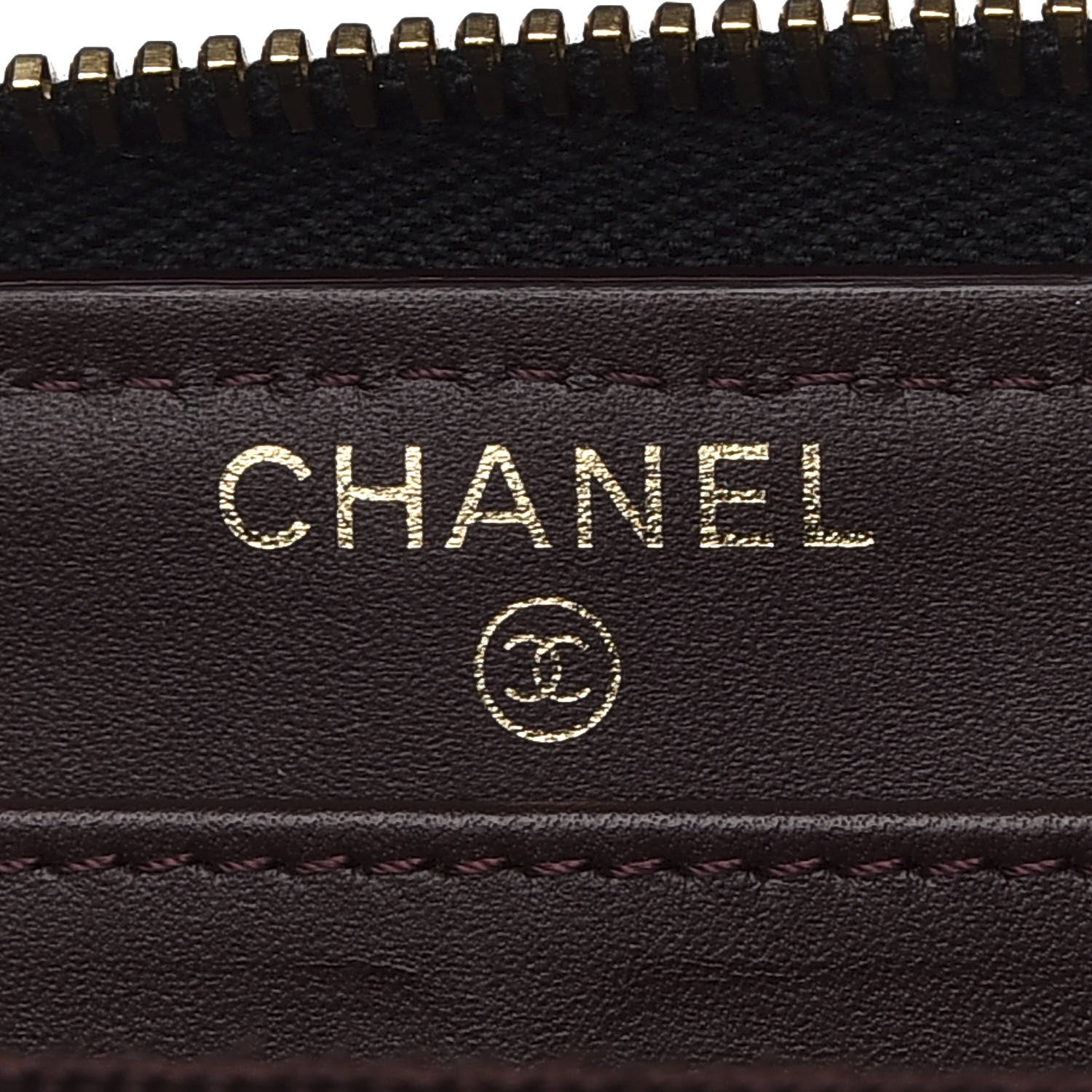 Chanel Caviar Quilted Large Gusset Zip Around Wallet Black 7 of 8
