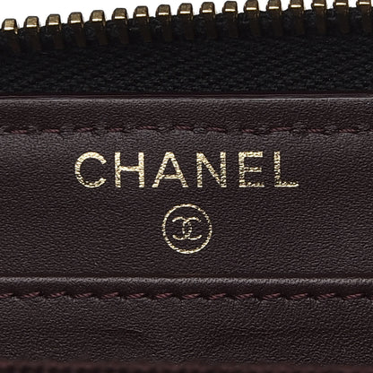 Chanel Caviar Quilted Large Gusset Zip Around Wallet Black 7 of 8