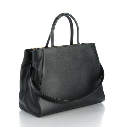 Fendi Vitello Elite Regular 2Jours Tote Black 3 of 8