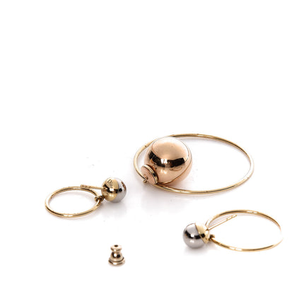 Christian Dior Pearl Mise En Dior Tribal Hoop Earrings 4 of 4