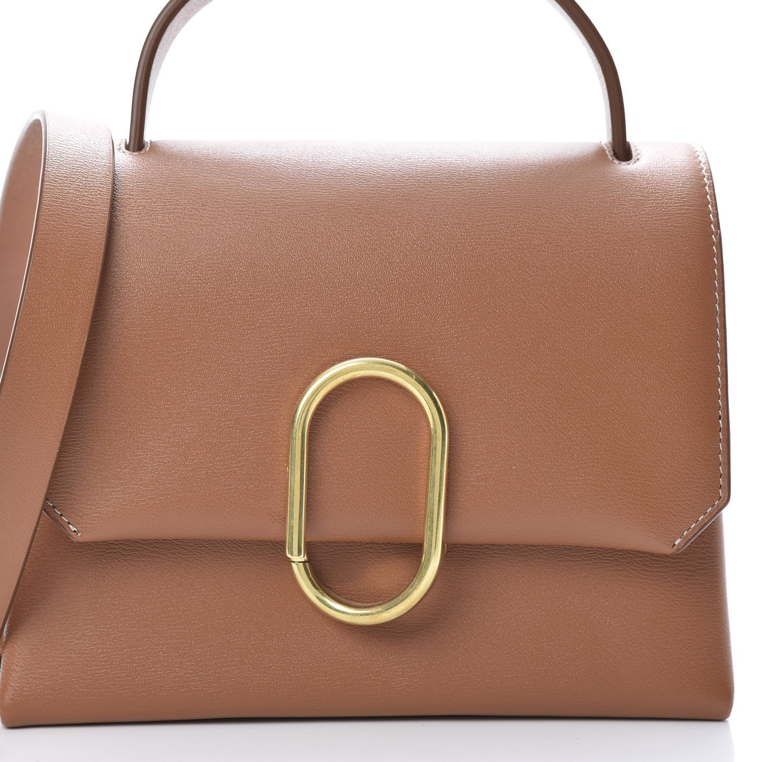 3.1 Phillip Lim 3.1 Calfskin Mini Alix Top Handle Satchel Tan 7 of 12