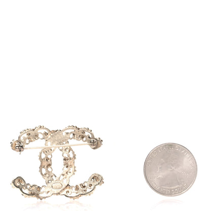 Chanel Crystal CC Brooch Gold Multicolor 2 of 4