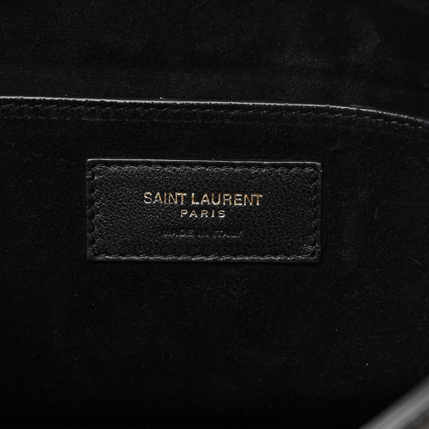 Saint Laurent Lambskin Amalia Flap Shoulder Bag Black 6 of 18