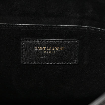 Saint Laurent Lambskin Amalia Flap Shoulder Bag Black 6 of 18