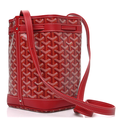 Goyard Goyardine Petit Flot Bucket Bag PM Red 3 of 10