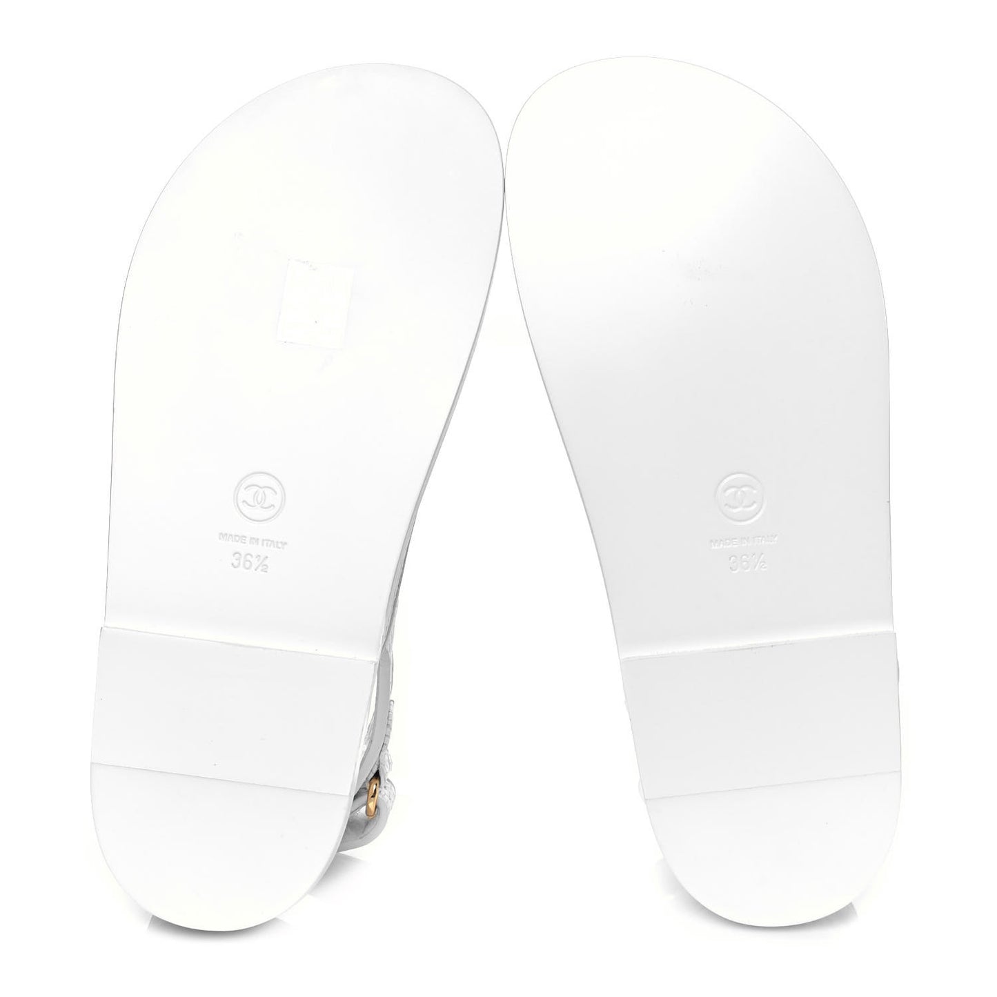 Calfskin Printed Velcro Dad Sandals 36.5 White