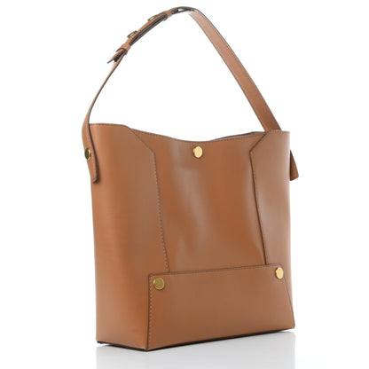 Stella McCartney Eco Alter Nappa Popper Bucket Bag Tan 3 of 12
