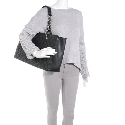 Chanel Caviar XL Grand Shopping Tote GST Black 2 of 7