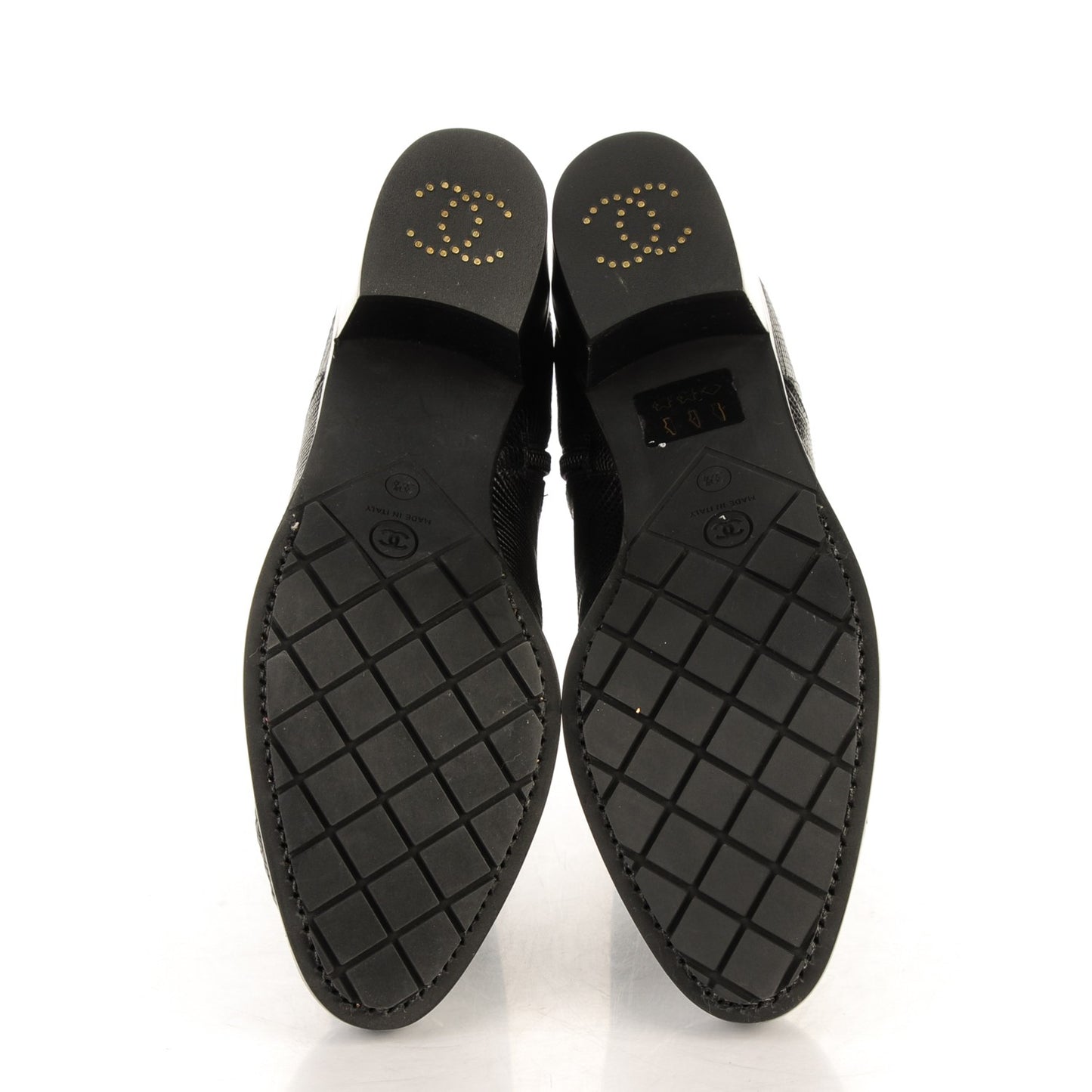 Tejus Lizard Short Boots 39.5 Black