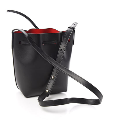 Mansur Gavriel Calfskin Mini Mini Bucket Bag Black Flamma 3 of 9