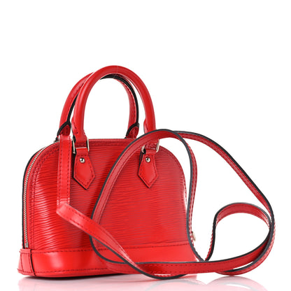 Louis Vuitton Epi Nano Alma Coquelicot 3 of 10