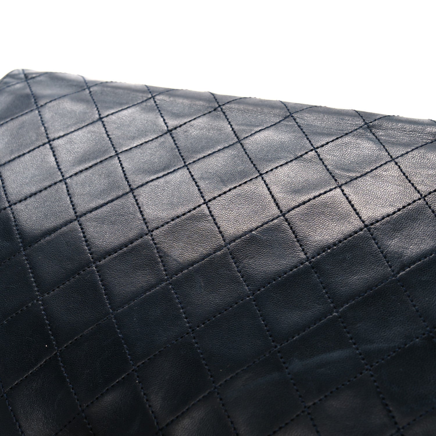Chanel Lambskin Quilted Medium Single Flap Navy 24 of 25