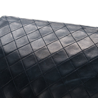 Chanel Lambskin Quilted Medium Single Flap Navy 24 of 25