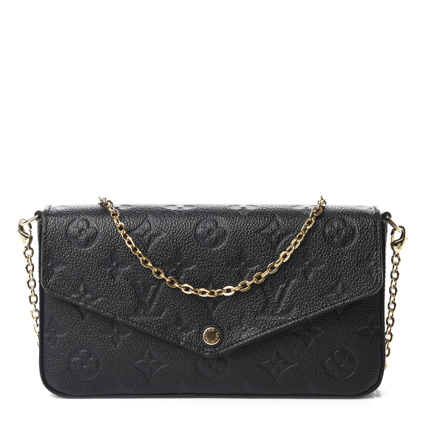 Empreinte Pochette Felicie Chain Wallet Black