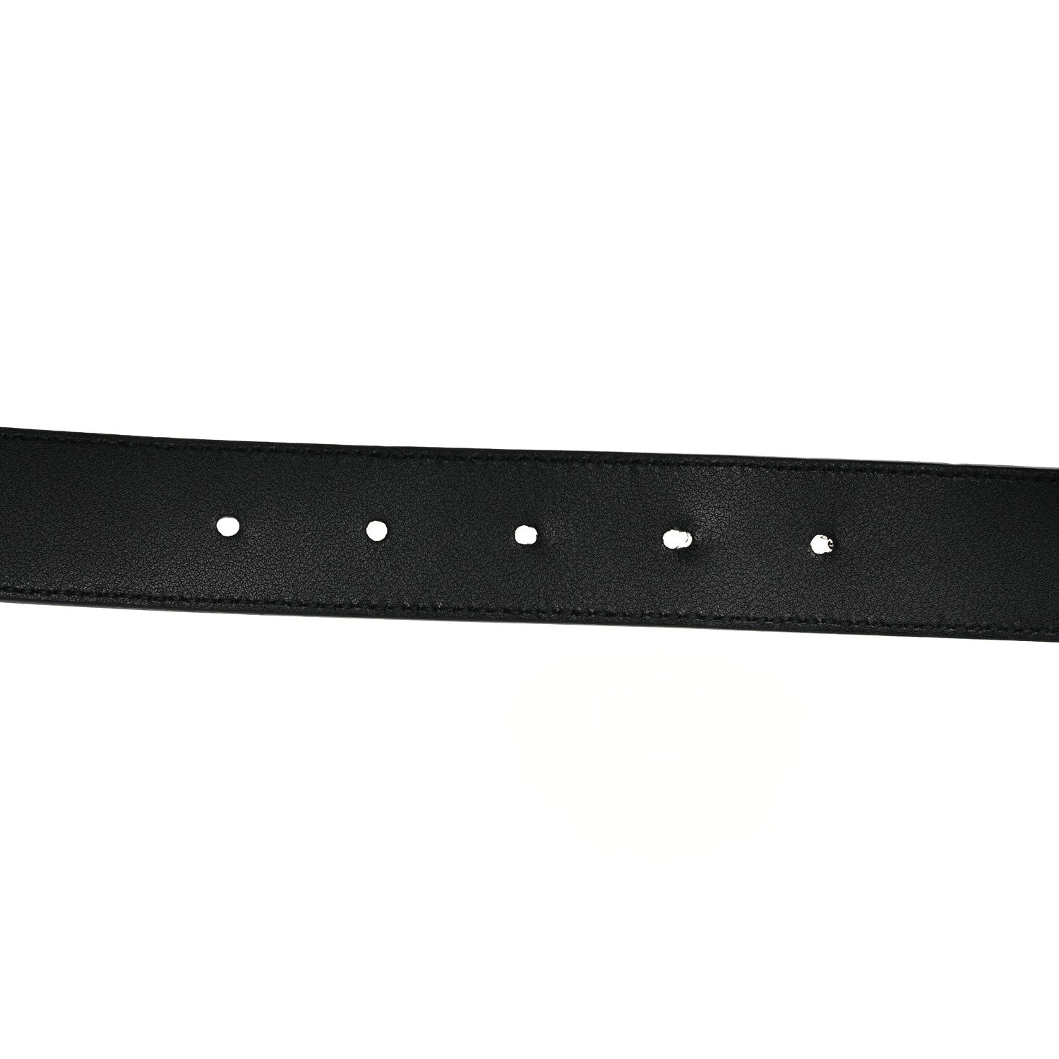 Gucci Moon Calfskin Double G 30mm Belt 80 32 Black 4 of 7