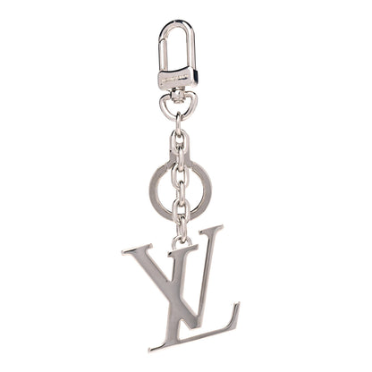 Louis Vuitton LV Facettes Bag Charm Key Holder Silver 1 of 3