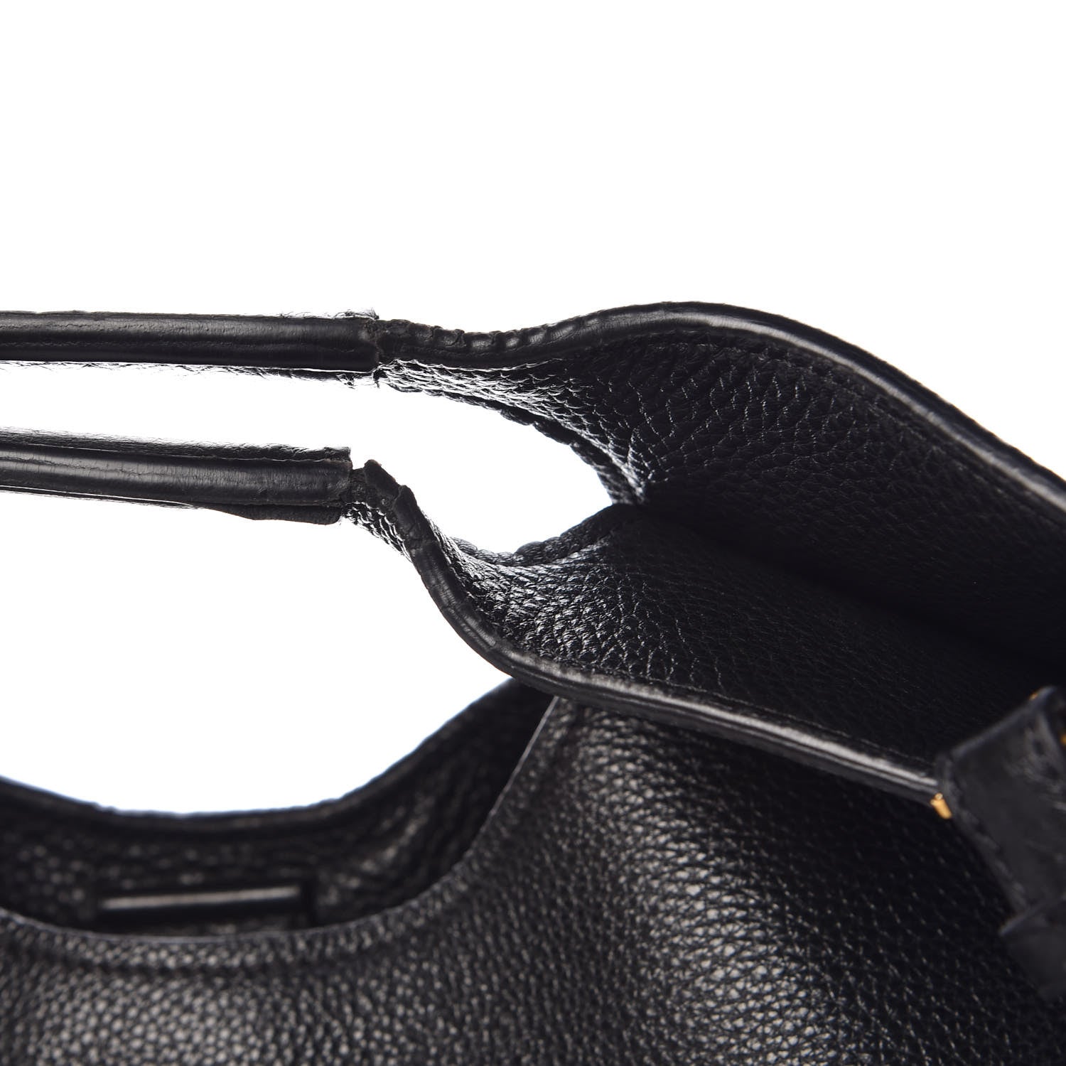 Tom Ford Calfskin Large Alix Padlock Zip Shoulder Bag Black 14 of 18