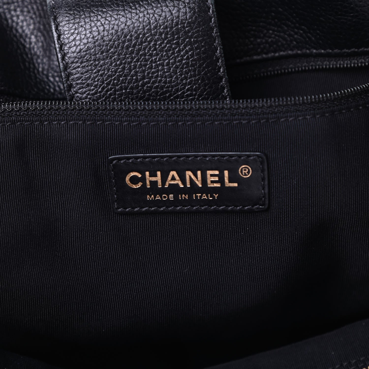 Chanel Calfskin Tall Cerf Tote Black 8 of 22