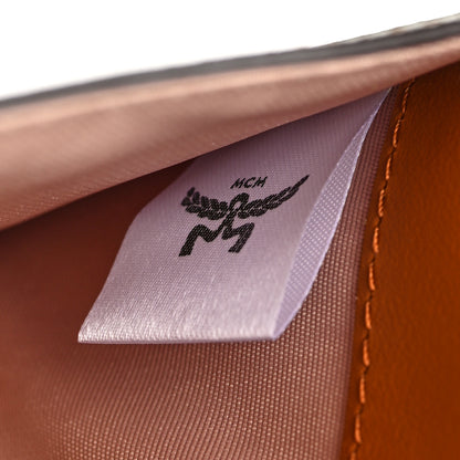 MCM Lauretos Nappa Himmel Continental Pouch Oatmeal 7 of 7