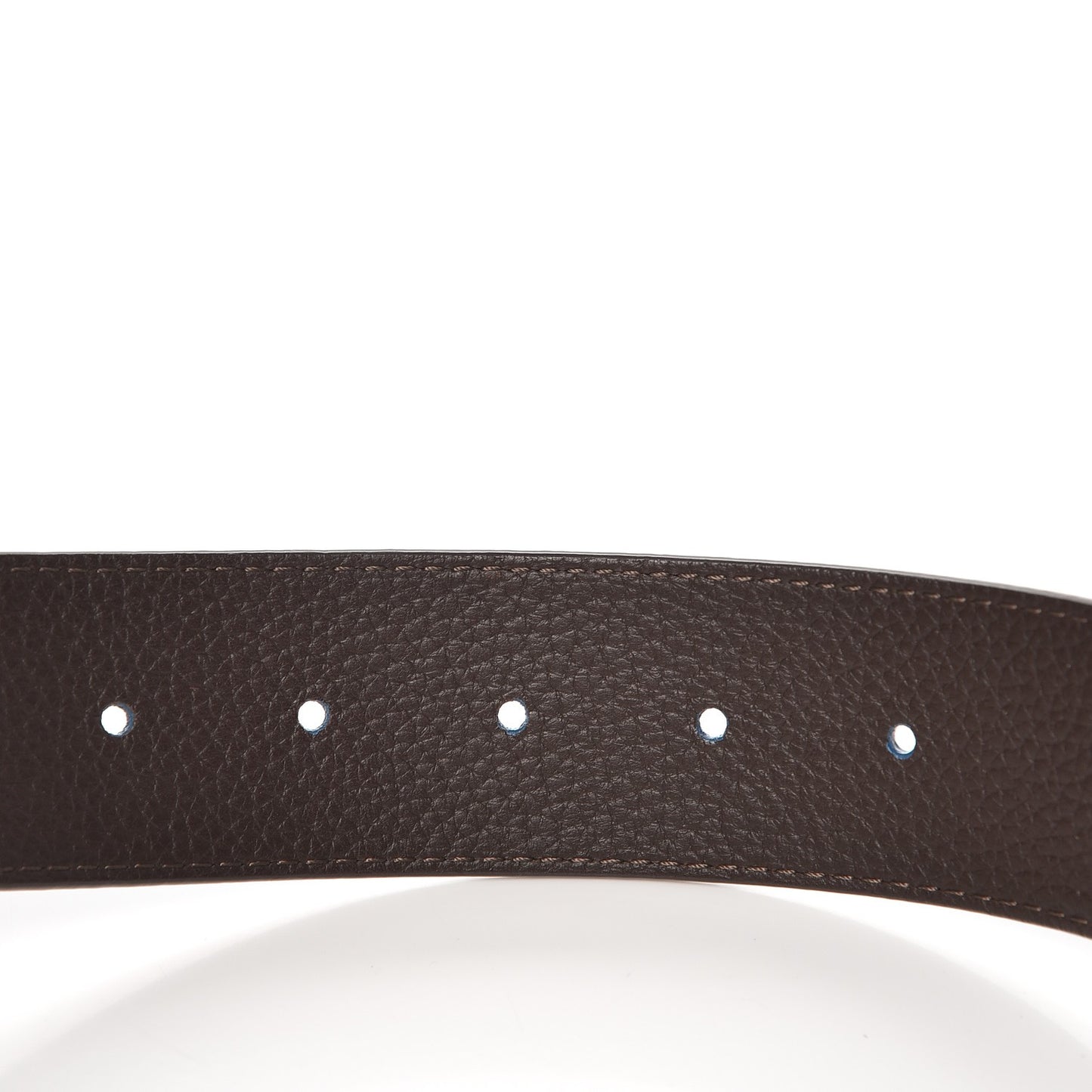 Taurillon Calfskin 40mm LV Initiales Belt 100 40 Blue