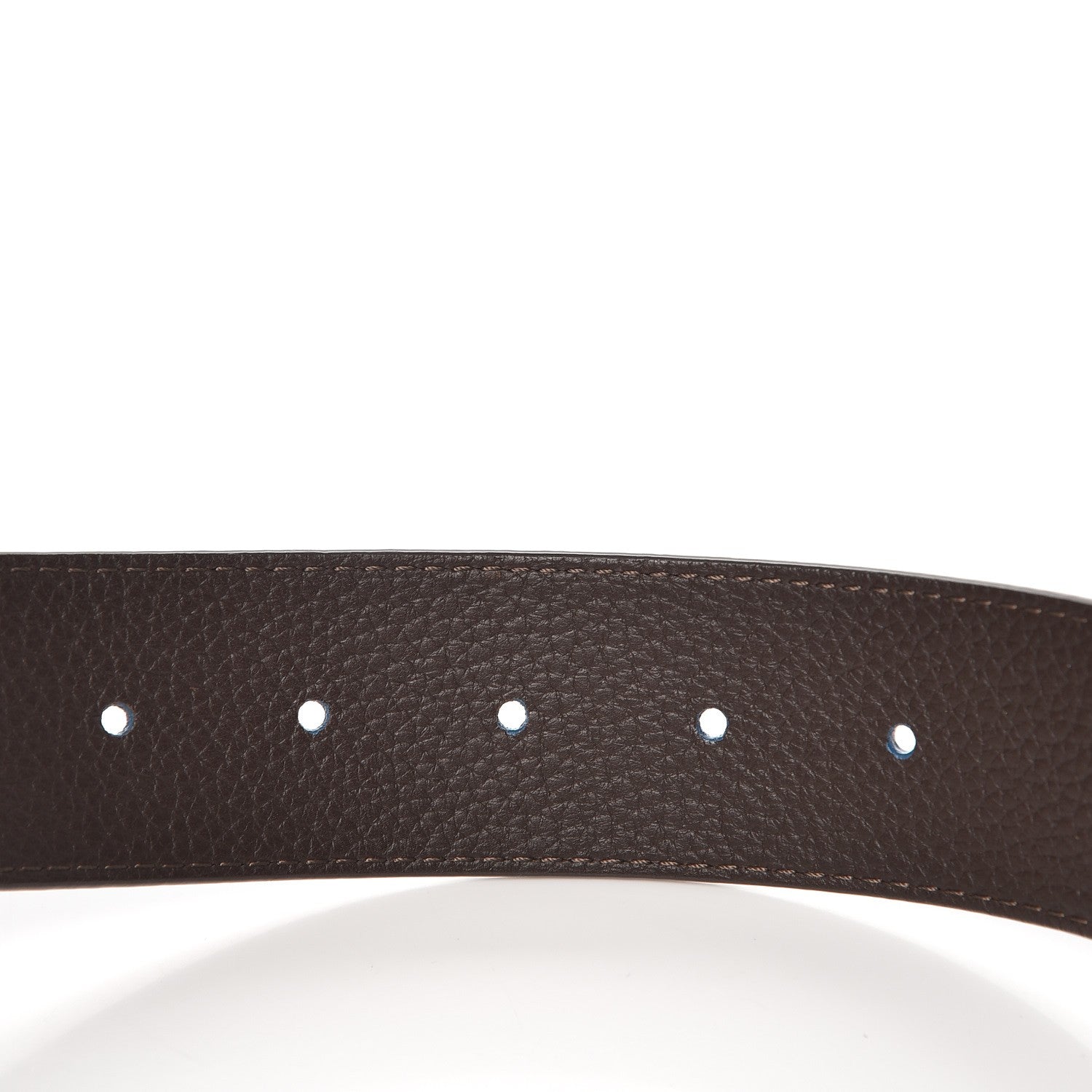 Louis Vuitton Taurillon Calfskin 40mm LV Initiales Belt 100 40 Blue 4 of 6
