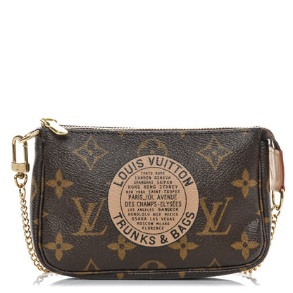 Louis Vuitton Monogram Complice Trunks and Bags Mini Pochette Accessories Beige 1 of 5