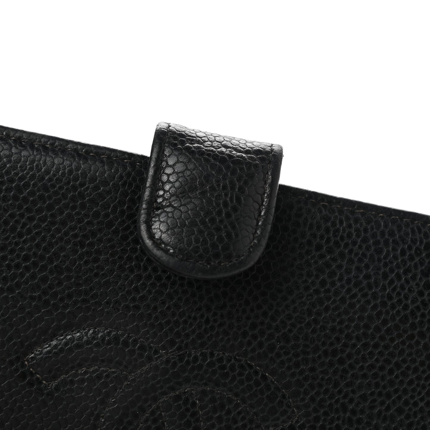 Caviar Timeless CC French Wallet Black