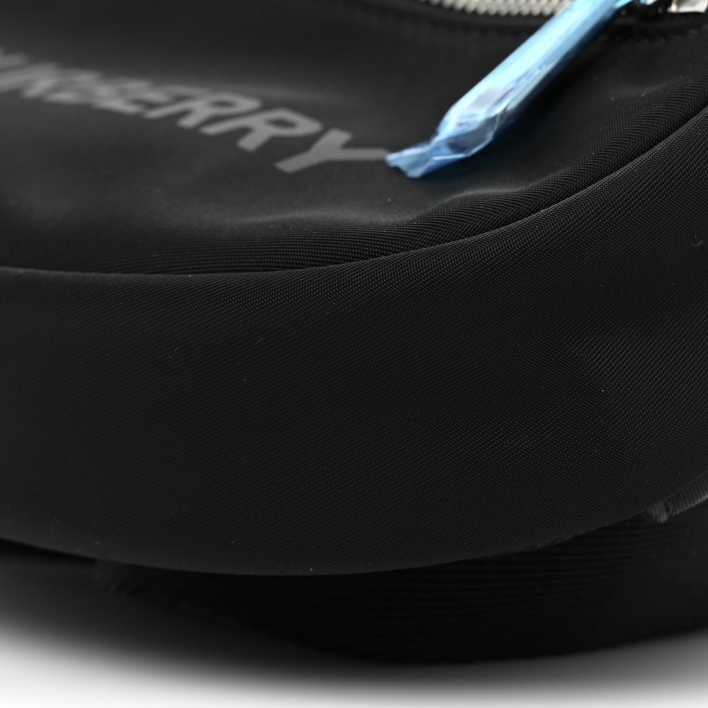 Econyl Logo Print Small Cannon Bum Bag Black