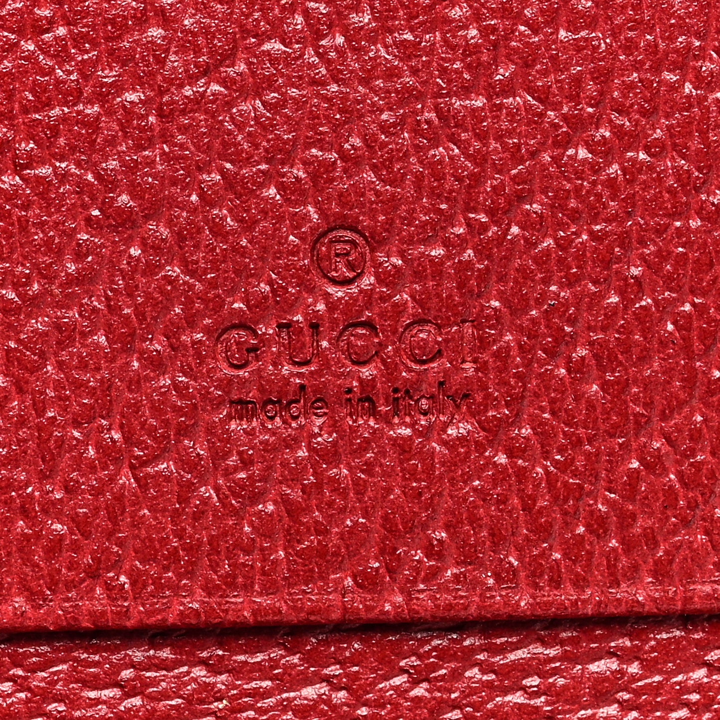 GG Supreme Monogram Flora Web Ophidia Card Case Red