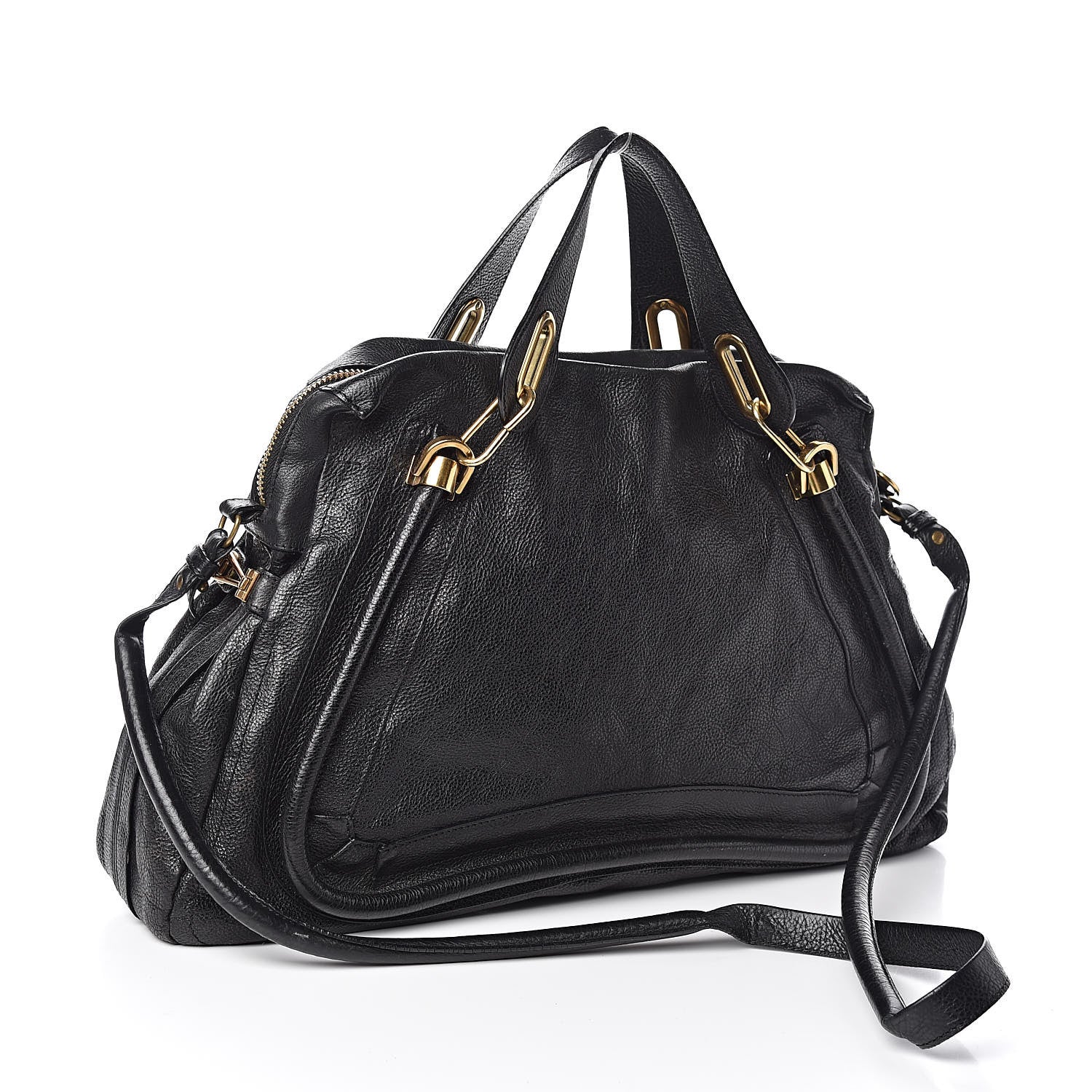 Chloe Calfskin Large Paraty Black 3 of 12