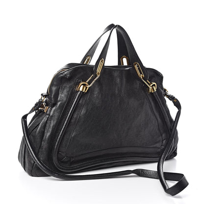 Chloe Calfskin Large Paraty Black 3 of 12