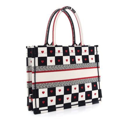 Christian Dior Canvas Embroidered Medium Book Tote Multicolor 3 of 11