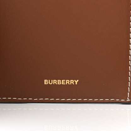 Burberry Grainy Calfskin Vintage Check Small Folding Wallet Archive Beige Tan 6 of 7