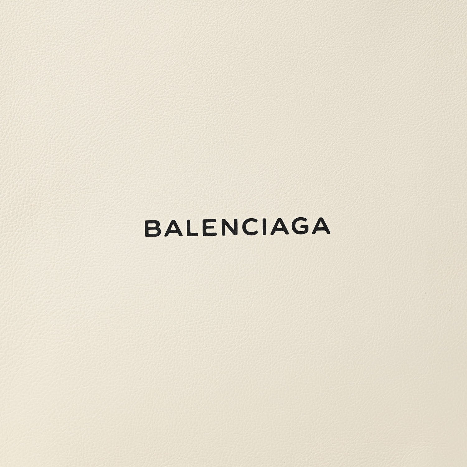 Balenciaga Calfskin Medium Logo North South Shopping Tote White 8 of 10