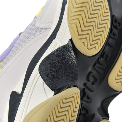 Balenciaga Fabric Mesh Womens Triple S Sneakers 36 White Purple Yellow 9 of 16
