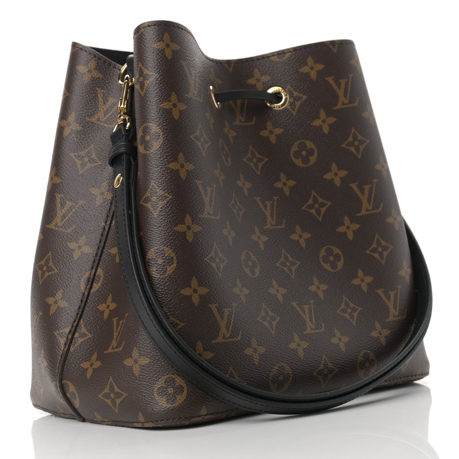 Louis Vuitton Monogram Neonoe MM Black 3 of 10