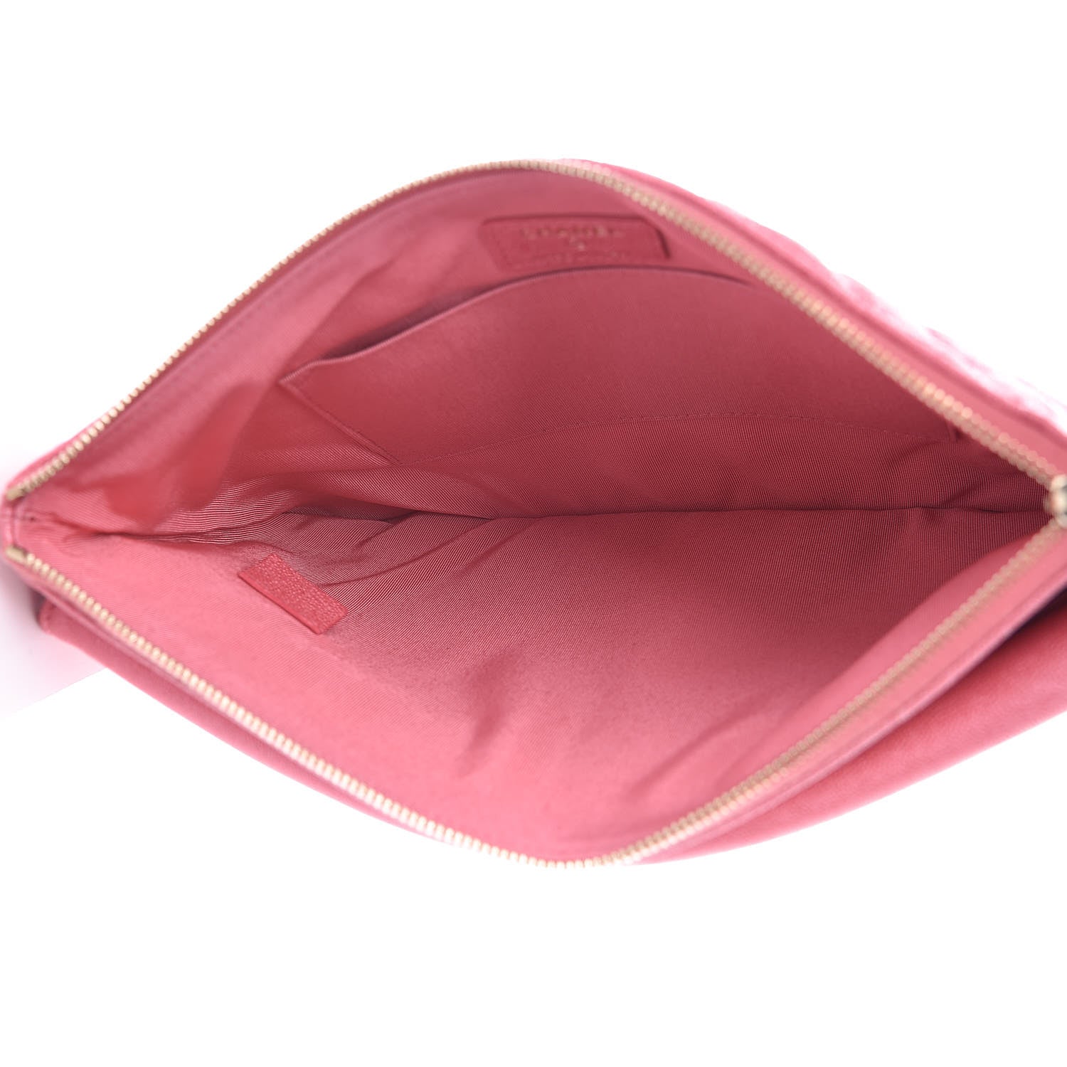 Chanel Iridescent Caviar Quilted Medium Flap Cosmetic Case Pink 5 of 9