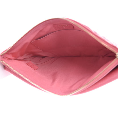Chanel Iridescent Caviar Quilted Medium Flap Cosmetic Case Pink 5 of 9