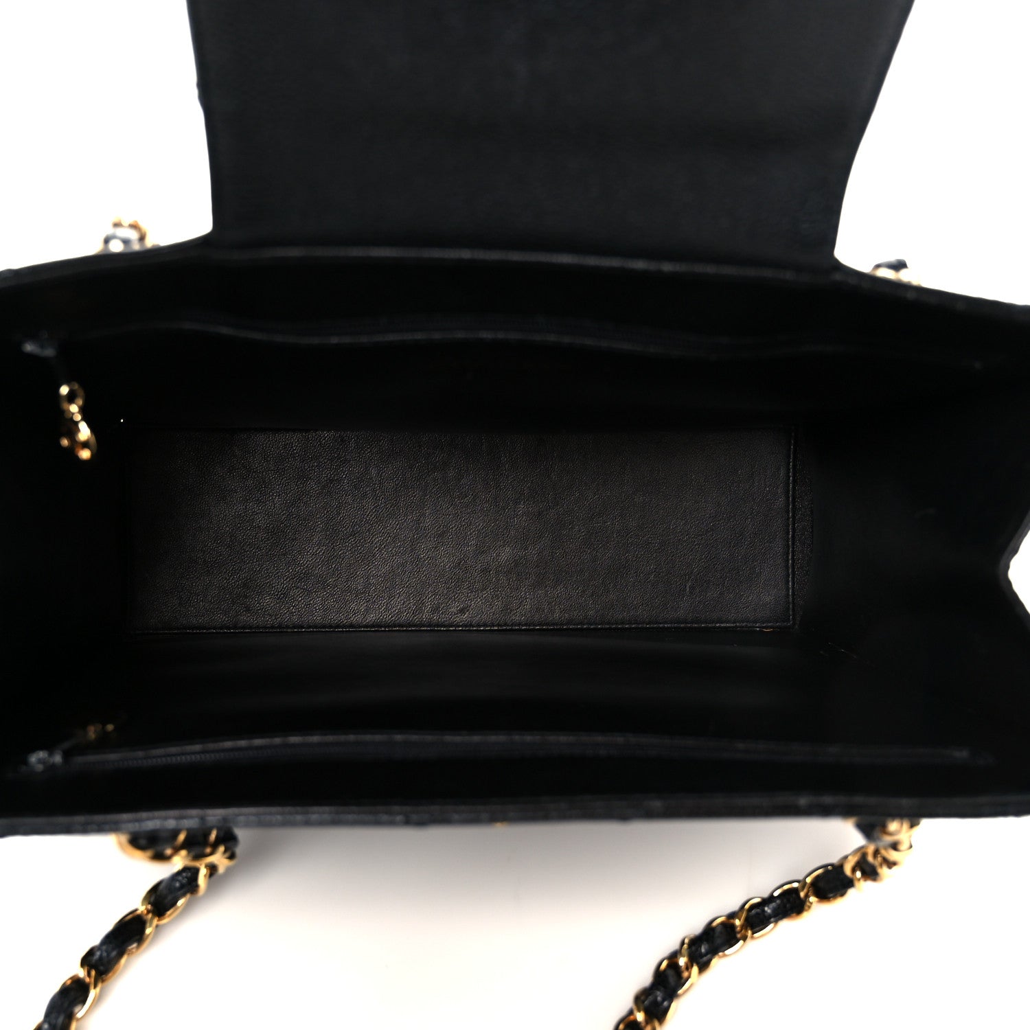 Chanel Caviar Quilted Flap Shopping Tote Black 5 of 12