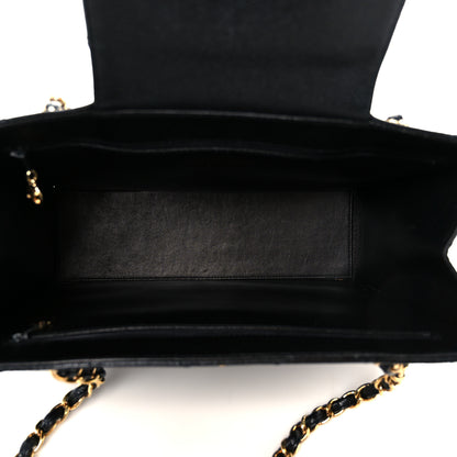 Chanel Caviar Quilted Flap Shopping Tote Black 5 of 12