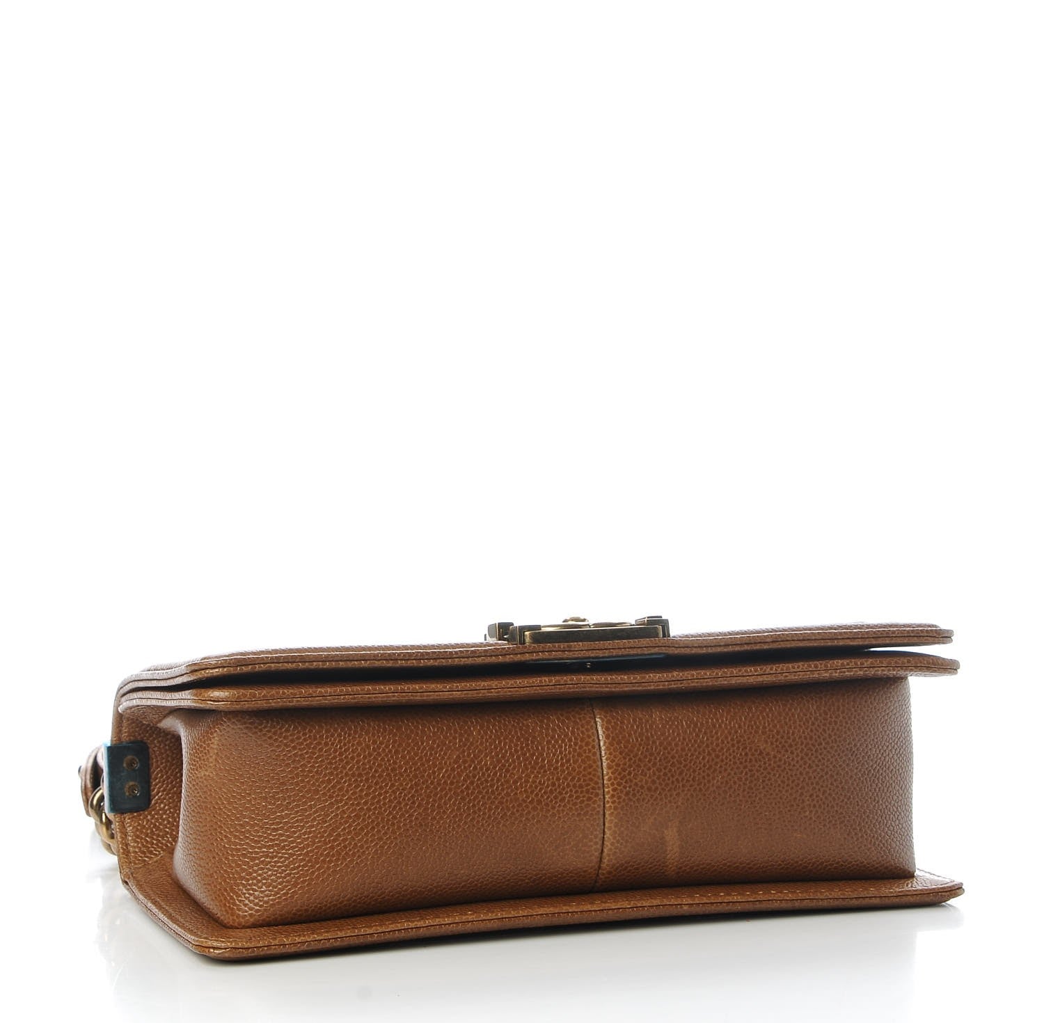 Chanel Caviar Quilted Medium Boy Flap Light Brown 4 of 9
