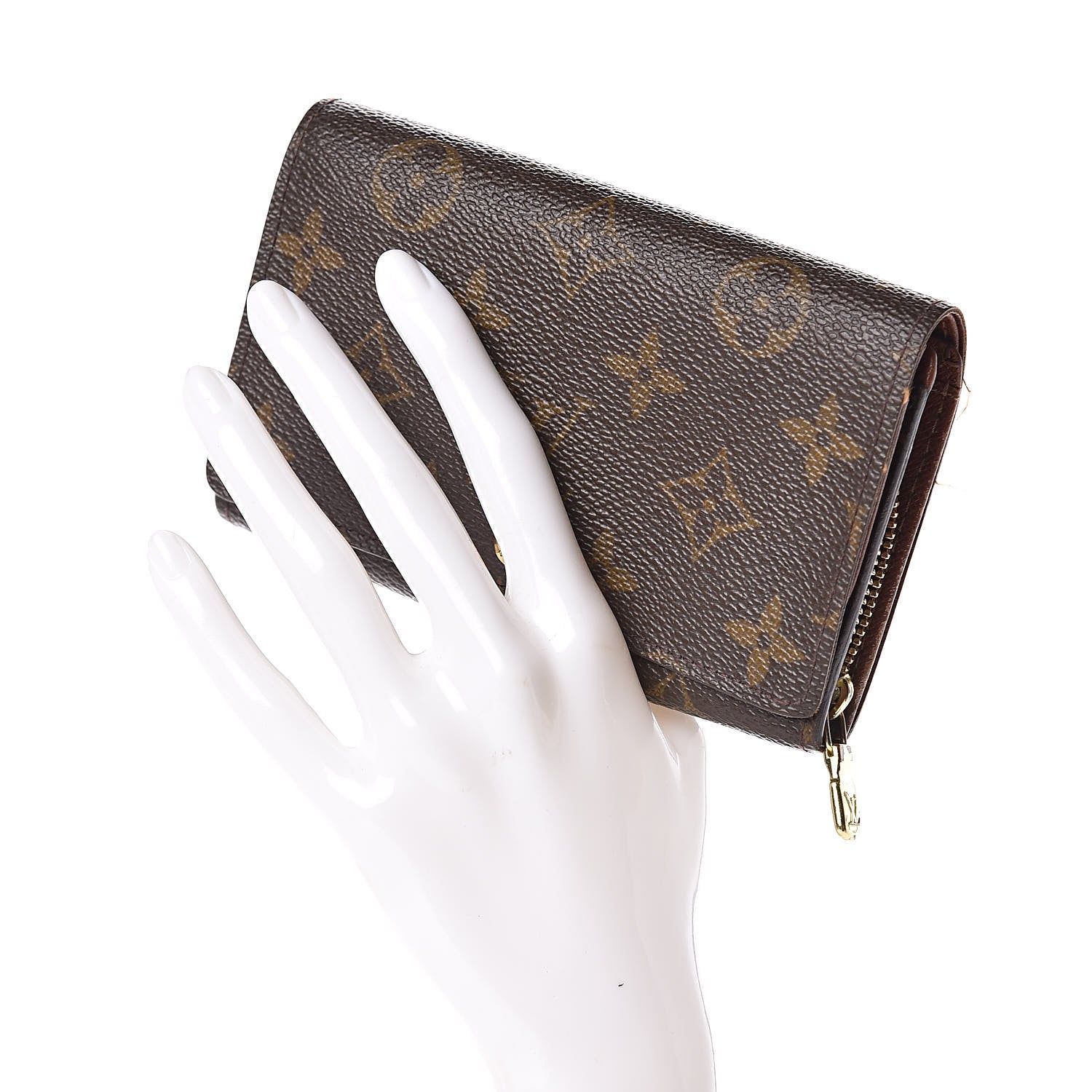 Louis Vuitton Monogram Porte-Monnaie Billets Tresor Wallet 2 of 12