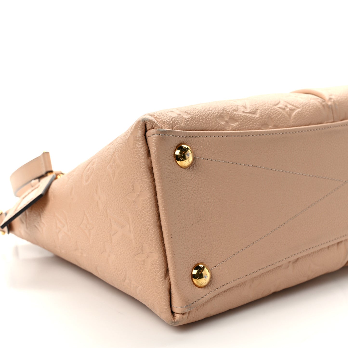 Empreinte V Tote MM Beige Rose Creme