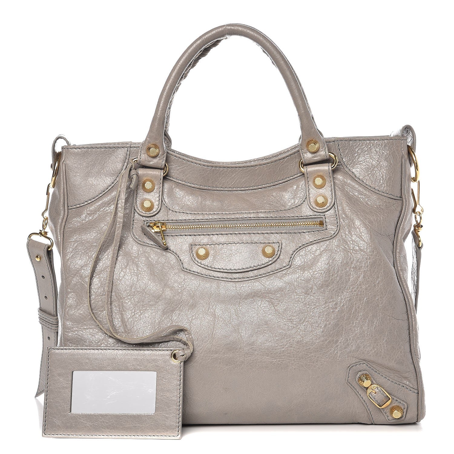Balenciaga Agneau Giant 12 Gold Hardware Velo Gris Pyrite 4 of 16