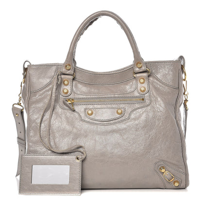 Balenciaga Agneau Giant 12 Gold Hardware Velo Gris Pyrite 4 of 16