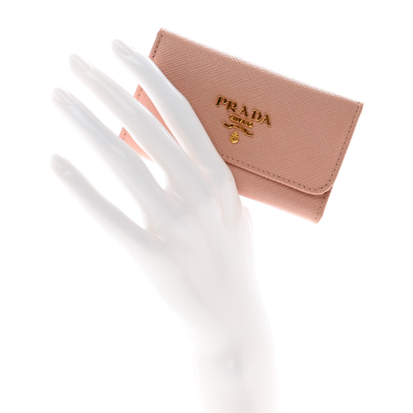 Saffiano Fiocco 6 Key Holder Peonia
