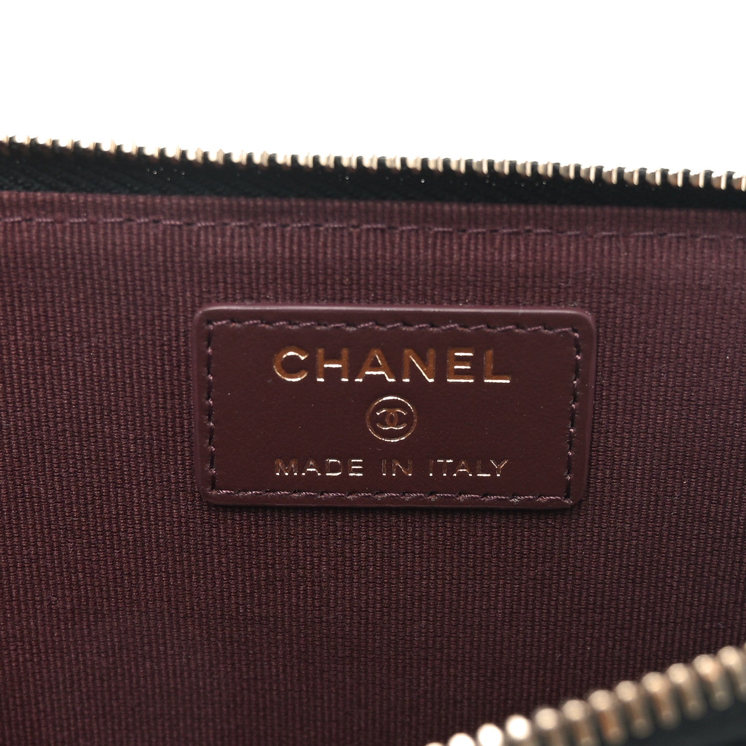 Chanel Caviar Quilted CC Zip Around Card Holder Black 6 of 8