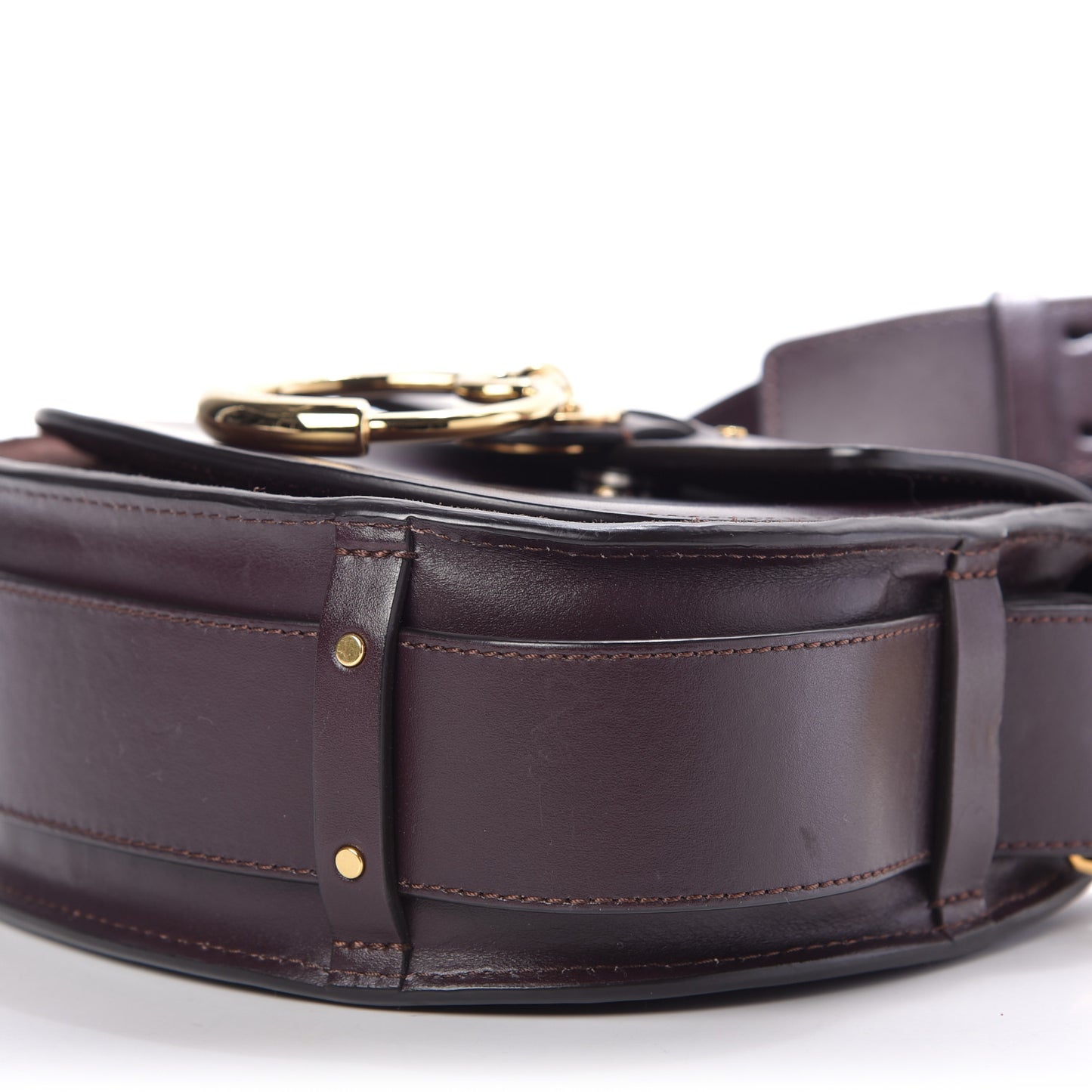 Calfskin Small Tess Bag Black Raisin
