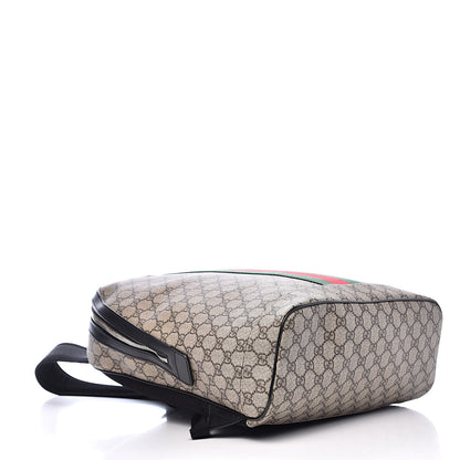 Gucci GG Supreme Monogram Web Dome Backpack Black 4 of 10